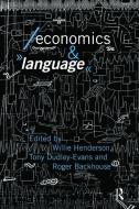 Economics and Language edito da Taylor & Francis Ltd