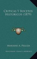 Criticas y Bocetos Historicos (1879) di Mariano A. Pelliza edito da Kessinger Publishing