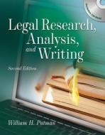 Legal Research, Analysis and Writing (Book Only) di William H. Putman edito da Cengage Learning