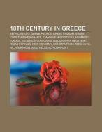 18th century in Greece di Books Llc edito da Books LLC, Reference Series