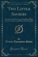 Two Little Savages: Being The Adventures Of Two Boys Who Lived As Indians And What They Learned (classic Reprint) di Ernest Thompson Seton edito da Forgotten Books