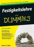 Festigkeitslehre für Dummies di James H. Allen edito da Wiley VCH Verlag GmbH