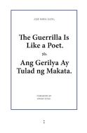 The Guerrilla Is Like a Poet di Jose Maria Sison edito da Uitgeverij