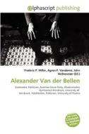Alexander Van Der Bellen edito da Vdm Publishing House