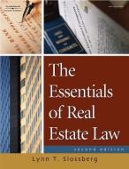 The Essentials of Real Estate Law for Paralegals (Book Only) di Lynn T. Slossberg edito da CENGAGE LEARNING