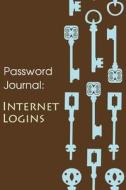 Password Journal: Internet Logins di Chiquita Publishing edito da Createspace