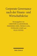 Corporate Governance nach der Finanz- und Wirtschaftskrise edito da Mohr Siebeck GmbH & Co. K