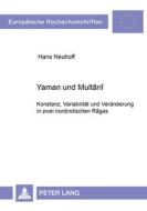 Yaman und Multani di Hans Neuhoff edito da Lang, Peter GmbH