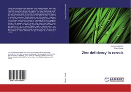Zinc deficiency in cereals di Muhammad Imtiaz, Brian Alloway edito da LAP Lambert Academic Publishing