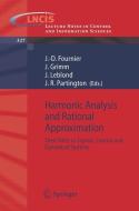 Harmonic Analysis And Rational Approximation edito da Springer-verlag Berlin And Heidelberg Gmbh & Co. Kg
