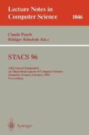 STACS 96 edito da Springer Berlin Heidelberg
