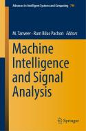 Machine Intelligence and Signal Analysis edito da Springer Singapore