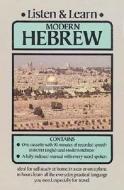 Listen And Learn Modern Hebrew di Listen & Learn, Dover Publications Inc edito da Dover Publications Inc.