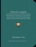 Prison Labor: In What Kinds of Work Should Prisoners Be Employed, and What Inducement Should Be Offered Them for Steady Industry? (1 di Frederic Hill edito da Kessinger Publishing