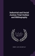 Industrial And Social Justice; Trial Outline And Bibliography di Henry C 1867-1942 Metcalf edito da Palala Press