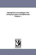 Topologische Untersuchungen Uber Zerlegung in Ebene Und Sphaerische Polygone ... di Paul Mahlo edito da UNIV OF MICHIGAN PR