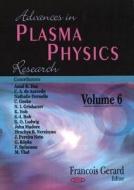 Advances in Plasma Physics Research edito da Nova Science Publishers Inc