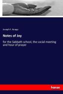 Notes of Joy di Joseph F. Knapp edito da hansebooks