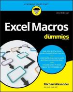 Excel Macros For Dummies di Michael (McKinney Alexander edito da John Wiley & Sons Inc