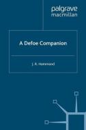 A Defoe Companion di J. Hammond edito da Palgrave Macmillan UK