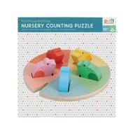 Nursery Counting Puzzle: Five Little Speckled Frogs di Petit Collage edito da Chronicle Books