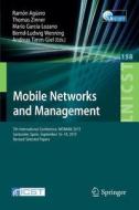 Mobile Networks and Management edito da Springer International Publishing