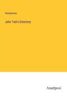 John Tait's Directory di Anonymous edito da Anatiposi Verlag