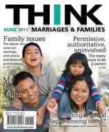 Think Marriages And Families di Jenifer Kunz edito da Pearson Education (us)