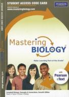 Masteringbiology with Pearson Etext -- Standalone Access Card -- For Campbell Biology: Concepts & Connections di Jane B. Reece, Martha R. Taylor, Eric J. Simon edito da Benjamin-Cummings Publishing Company