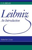 Leibniz di Charlie Dunbar Broad, Broad, C. D. Broad edito da Cambridge University Press