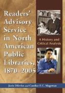 Dilevko, J:  Readers' Advisory Service in North American Pub di Juris Dilevko edito da McFarland