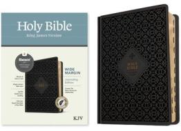 KJV Wide Margin Bible, Filament Enabled Edition (Red Letter, Hardcover Leatherlike, Ornate Tile Black, Indexed) edito da TYNDALE HOUSE PUBL