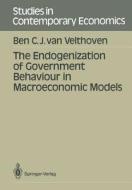 The Endogenization of Government Behaviour in Macroeconomic Models di Bern C. J. Van Velthoven edito da Springer Berlin Heidelberg