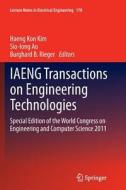 IAENG Transactions on Engineering Technologies edito da Springer Netherlands