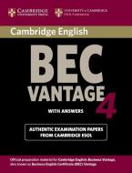 Cambridge Bec Advantage 4 with Answers: Examination Papers from University of Cambridge ESOL Examinations: English for S di Cambridge Esol edito da CAMBRIDGE