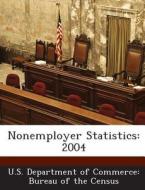 Nonemployer Statistics edito da Bibliogov