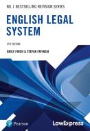 Law Express Revision Guide: English Legal System di Stefan Fafinski, Emily Finch edito da Pearson Education Limited