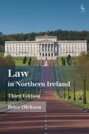 Law in Northern Ireland: (third Edition) di Brice Dickson edito da HART PUB