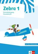 Zebra 1. Schreiblehrgang Grundschrift Klasse 1 edito da Klett Ernst /Schulbuch