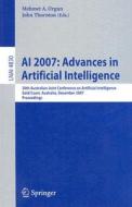 Ai 2007 - Advances In Artificial Intelligence edito da Springer-verlag Berlin And Heidelberg Gmbh & Co. Kg