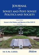 Journal of Soviet and Post-Soviet Politics and Society di Julie Umland Fedor edito da ibidem-Verlag