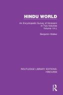 Hindu World di Benjamin Walker edito da Taylor & Francis Ltd