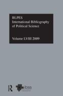 Ibss: Political Science: 2009 Vol.58: International Bibliography of the Social Sciences edito da ROUTLEDGE
