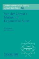 Van Der Corput's Method of Exponential Sums di S. W. Graham, Grigori Kolesnik, G. Kolesnik edito da Cambridge University Press
