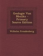 Geologie Von Mexiko di Wilhelm Freudenberg edito da Nabu Press