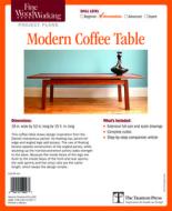 Fine Woodworking's Modern Coffee Table Plan di Fine Woodworking edito da Taunton Press