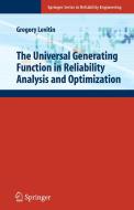 The Universal Generating Function in Reliability Analysis and Optimization di Gregory Levitin edito da SPRINGER NATURE