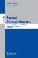 Formal Concept Analysis di Kwuida edito da Springer Berlin Heidelberg