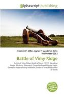 Battle of Vimy Ridge edito da Alphascript Publishing