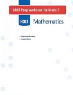 Holt Mathematics CRCT Prep Workbook for Grade 7 edito da Holt McDougal